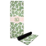 Tropical Leaves Yoga Mat (Personalized)