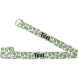 Tropical Leaves Yoga Strap (Personalized)