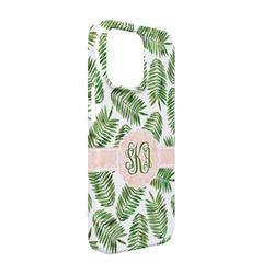 Tropical Leaves iPhone Case - Plastic - iPhone 13 (Personalized)