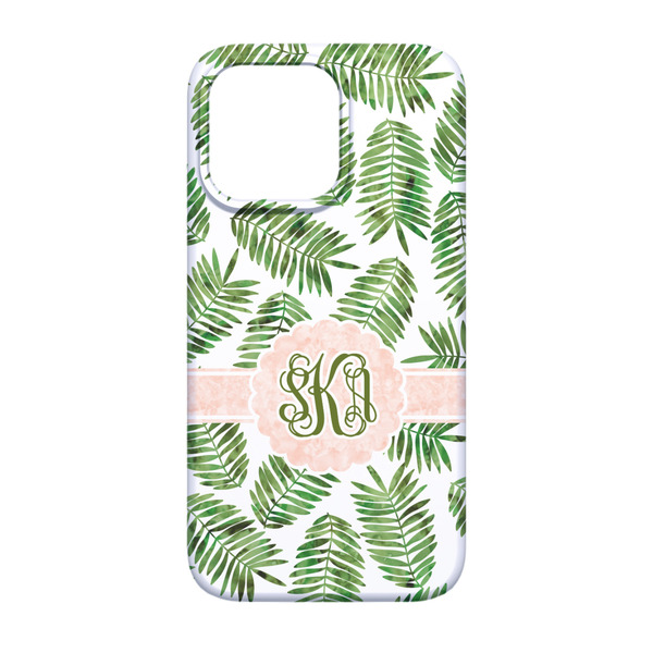 Tropical Leaves iPhone 13 Pro Case - Back