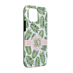 Tropical Leaves iPhone Case - Rubber Lined - iPhone 13 (Personalized)