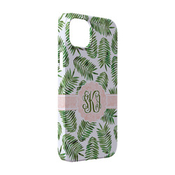 Tropical Leaves iPhone Case - Plastic - iPhone 14 (Personalized)