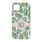 Tropical Leaves iPhone 14 Tough Case - Back