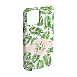Tropical Leaves iPhone Case - Plastic - iPhone 15 (Personalized)