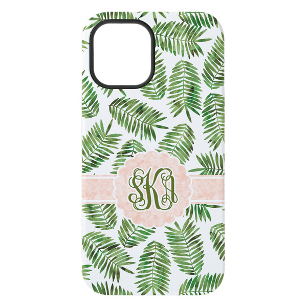 Tropical Leaves iPhone 15 Pro Max Tough Case - Back