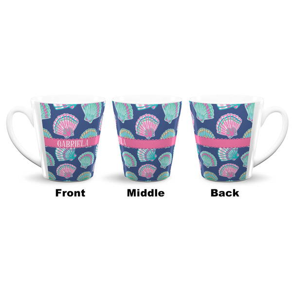 Preppy Sea Shells 12 Oz Latte Mug - Approval