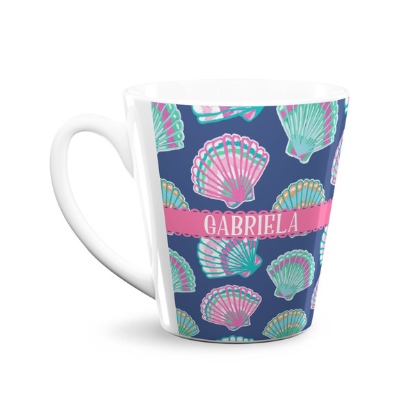 Preppy Sea Shells 12 Oz Latte Mug - Front