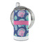 Preppy Sea Shells 12 oz Stainless Steel Sippy Cups - FULL (back angle)