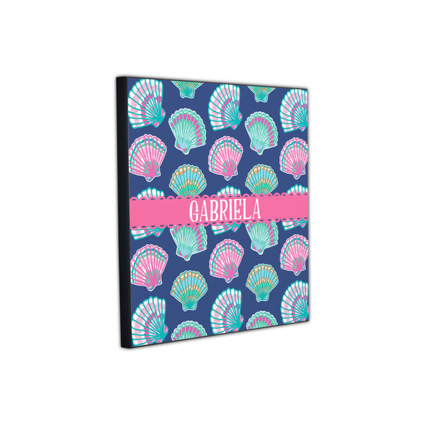 Preppy Sea Shells 12x12 Wood Print - Angle View