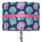 Preppy Sea Shells 16" Drum Lampshade - ON STAND (Fabric)