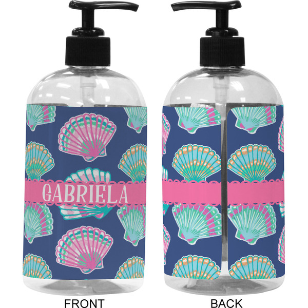 Sea Shells 16 oz Plastic Liquid Dispenser (Approval)