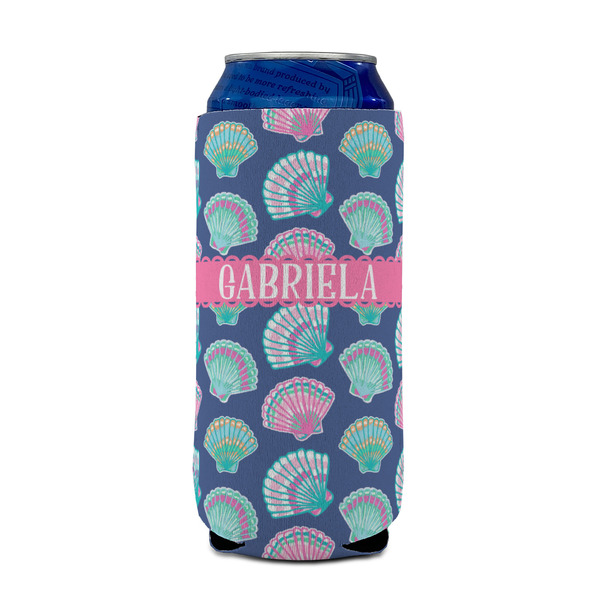 Preppy Sea Shells 16oz Can Sleeve - FRONT (on can)