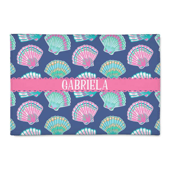Custom Preppy Sea Shells 2' x 3' Indoor Area Rug (Personalized)