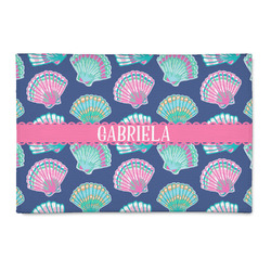 Preppy Sea Shells Patio Rug (Personalized)