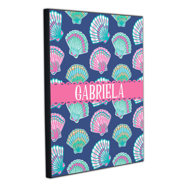 Preppy Sea Shells 20x24 Wood Print - Angle View