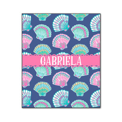 Preppy Sea Shells Wood Print - 20x24 (Personalized)