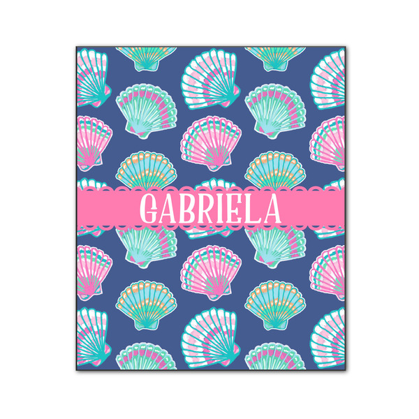 Preppy Sea Shells 20x24 Wood Print - Front View