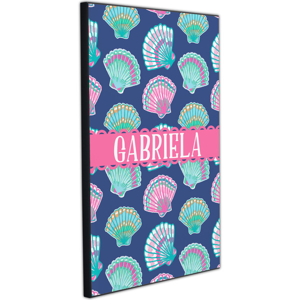 Preppy Sea Shells 20x30 Wood Print - Angle View