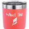 Preppy Sea Shells 30 oz Stainless Steel Ringneck Tumbler - Coral - CLOSE UP
