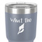 Preppy Sea Shells 30 oz Stainless Steel Ringneck Tumbler - Grey - Close Up