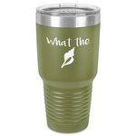 Preppy Sea Shells 30 oz Stainless Steel Tumbler - Olive - Single-Sided (Personalized)