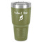 Preppy Sea Shells 30 oz Stainless Steel Tumbler - Olive - Single-Sided (Personalized)