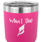 Preppy Sea Shells 30 oz Stainless Steel Ringneck Tumbler - Pink - CLOSE UP