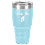 Preppy Sea Shells 30 oz Stainless Steel Tumbler - Teal - Single-Sided (Personalized)