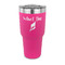 Preppy Sea Shells 30 oz Stainless Steel Ringneck Tumblers - Pink - FRONT