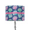 Preppy Sea Shells 8" Drum Lampshade - ON STAND (Fabric)