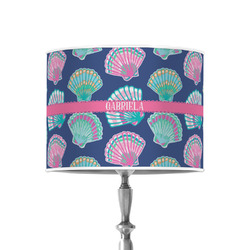Preppy Sea Shells 8" Drum Lamp Shade - Poly-film (Personalized)