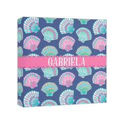 Preppy Sea Shells Canvas Print - 8x8 (Personalized)