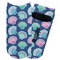 Preppy Sea Shells Adult Ankle Socks - Single Pair - Front and Back