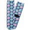 Preppy Sea Shells Adult Crew Socks - Single Pair - Front and Back