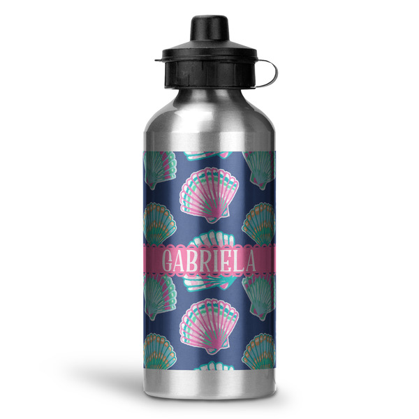 Custom Preppy Sea Shells Water Bottles - 20 oz - Aluminum (Personalized)
