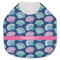 Preppy Sea Shells Jersey Knit Baby Bib w/ Name or Text