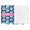 Sea Shells Baby Blanket (Single Sided - Printed Front, White Back)