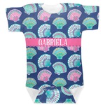 Preppy Sea Shells Baby Bodysuit 3-6 (Personalized)