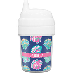 Preppy Sea Shells Baby Sippy Cup (Personalized)