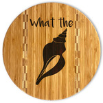 Preppy Sea Shells Bamboo Cutting Board (Personalized)