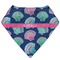 Preppy Sea Shells Bandana Bib (Personalized)