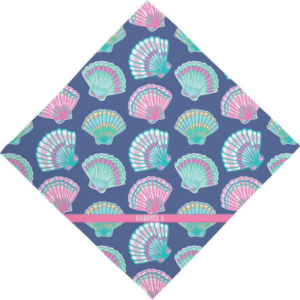 Preppy Sea Shells Bandana - Full View