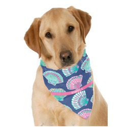 Preppy Sea Shells Dog Bandana Scarf w/ Name or Text