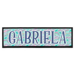 Preppy Sea Shells Bar Mat - Large (Personalized)