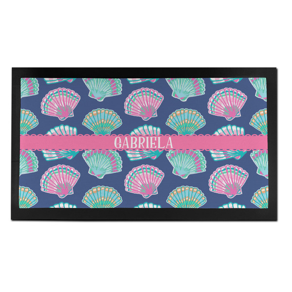 Preppy Sea Shells Bar Mat - Small - FRONT