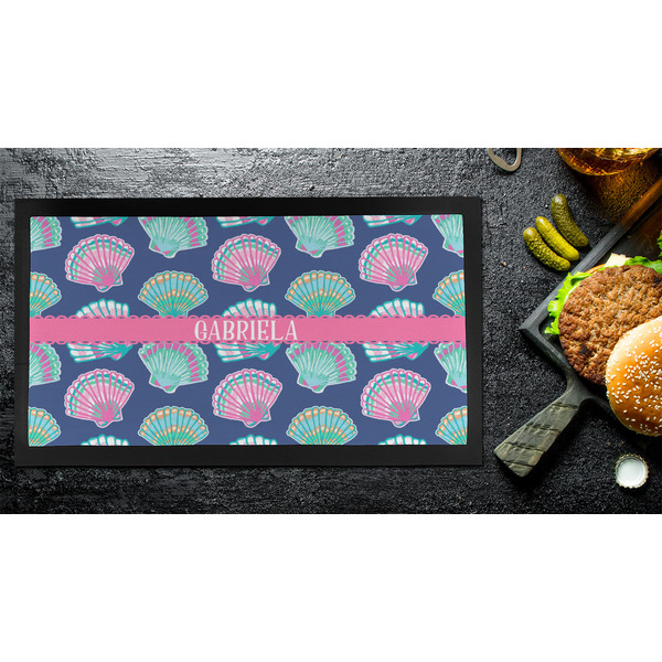 Preppy Sea Shells Bar Mat - Small - LIFESTYLE