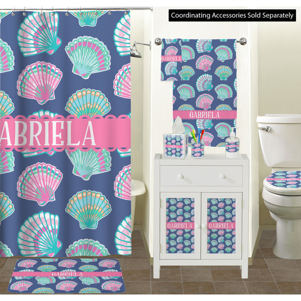 Sea Shells Bathroom Scene