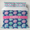 Preppy Sea Shells Duvet Cover Set - King (Personalized)