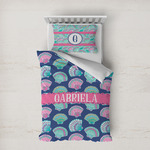 Preppy Sea Shells Duvet Cover Set - Twin XL (Personalized)