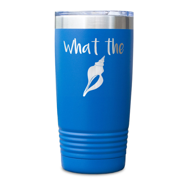 Preppy Sea Shells Blue Polar Camel Tumbler - 20oz - Single Sided - Approval